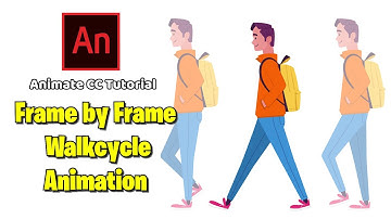 2D Walk-cycle Animation / Adobe Animate CC Tutorial / 2D Character Walkcycle