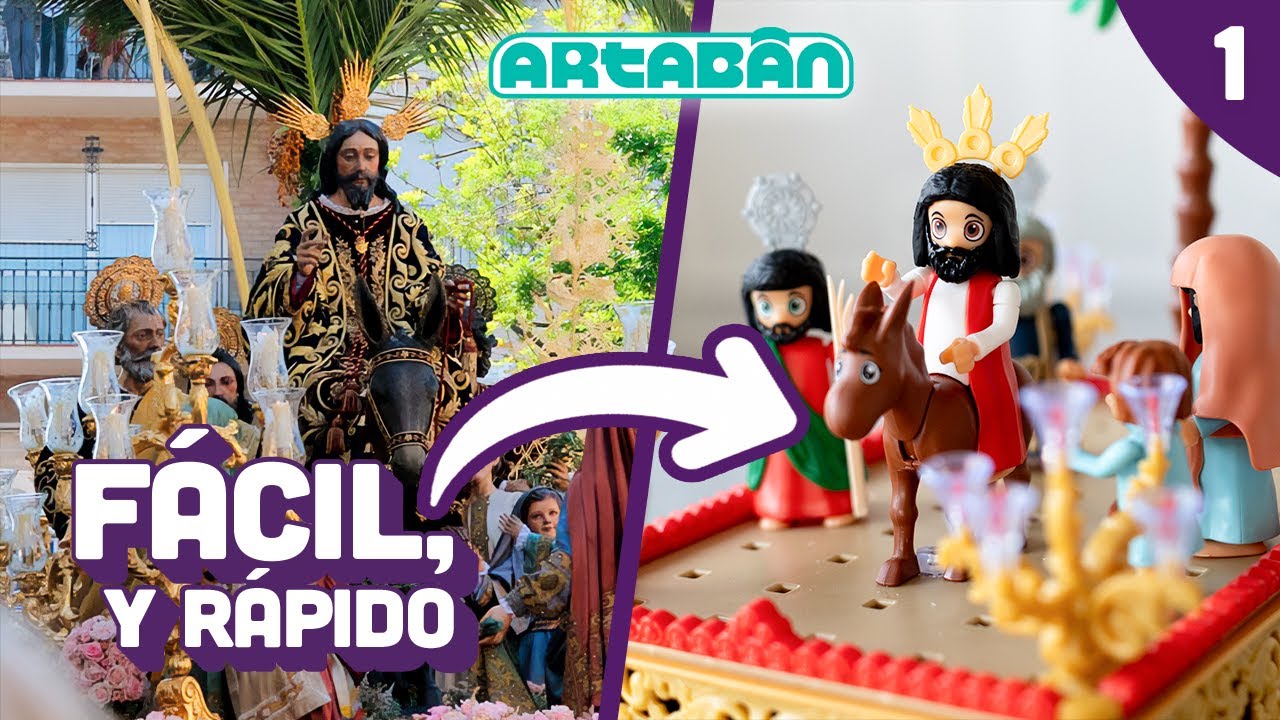 CÓMO MONTAR EL PASO DE LA BORRIQUITA 🐴🌿 | UNBOXING + TUTORIAL | ARTABÁN