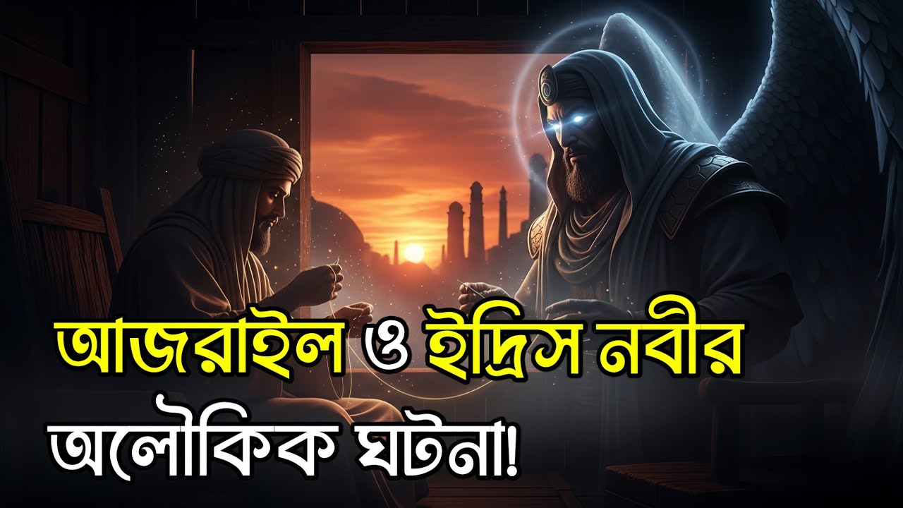 আজরাইল ও ইদ্রিস নবীর অলৌকিক ঘটনা || Miracles of Azrael and Prophet Idris | Islamic Bangla Story 