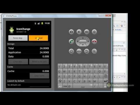 Ch 2 Vid 6 Android Programming Tutorial Uninstalling an App from the Emulator