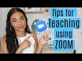 Tips for Teaching using Zoom #Zoom