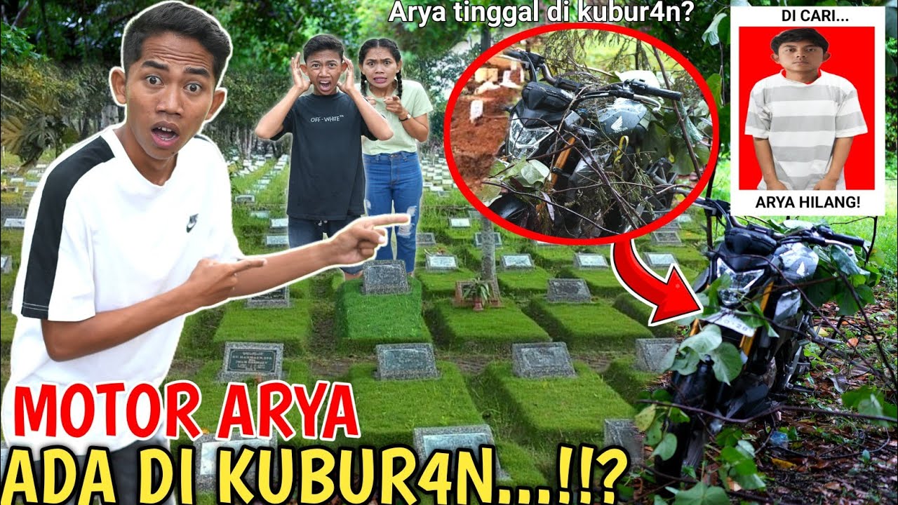 ARIK MENEMUKAN MOTOR ARYA TERBENGKALAI DIKUBURAN, TERNYATA INI YG TERJADI😱 | Mikael TubeHD