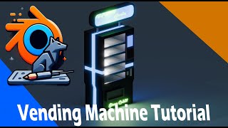 Blender - Vending Machine Tutorial - Beginner Friendly Modeling