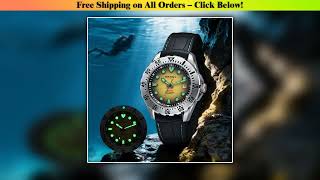 BERNY Automatic Diver Watch for Men Frosted Dial MIYOTA 8215 316L Supper Luminous Sapphire AR