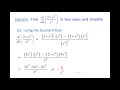 V23 Lec 3.3 Quotient Rule