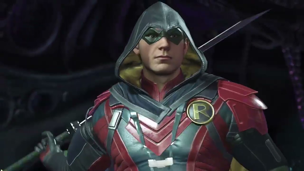 Injustice 2 Robin nightwing vs sub zéro Brainiac FR 