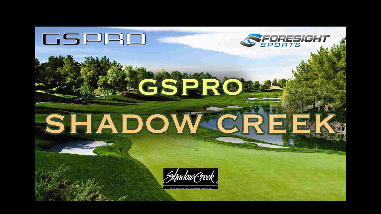 GSPro / GC2 w HMT Golf Simulator - Shadow Creek