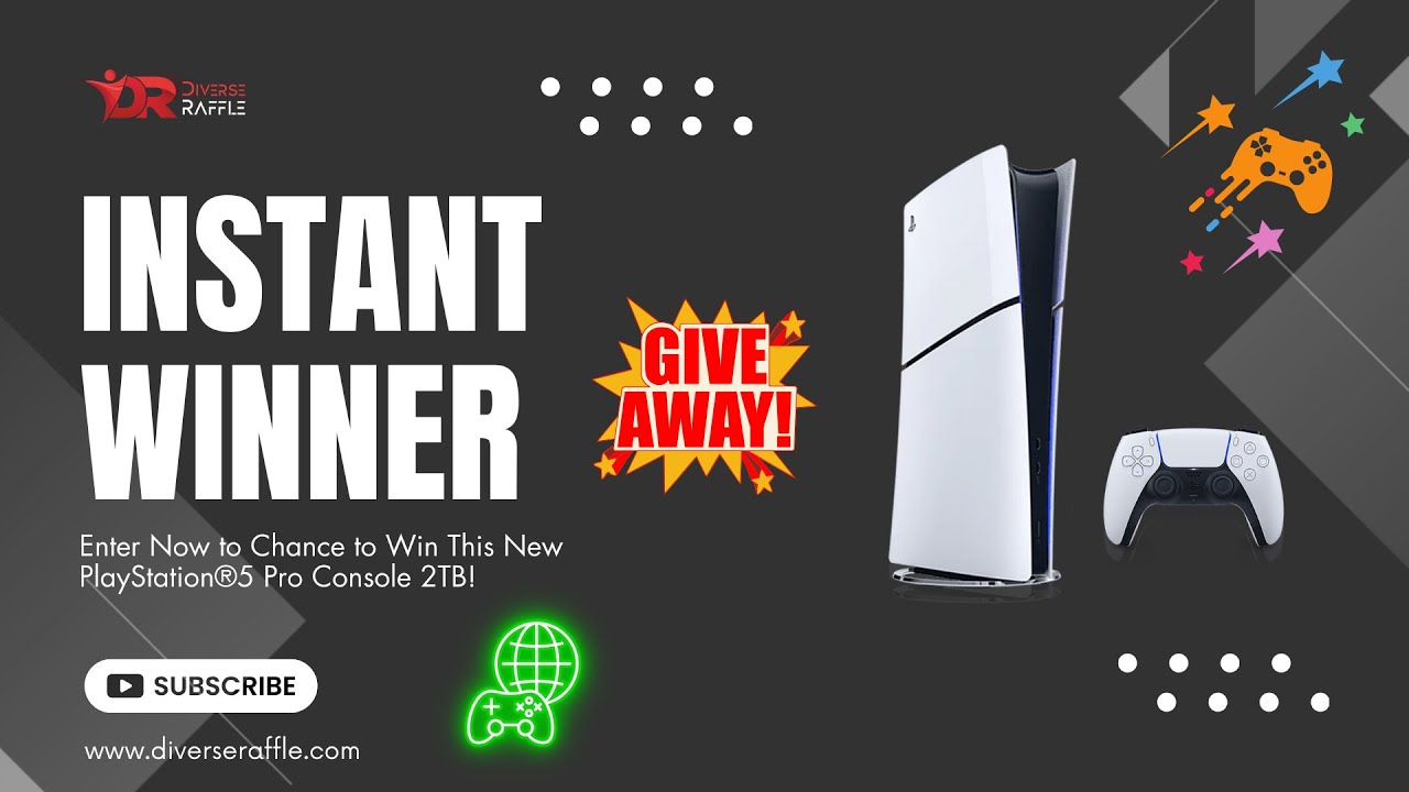 Online Raffle PlayStation®5 Pro Console 2TB - Diverse Raffle - YouTube