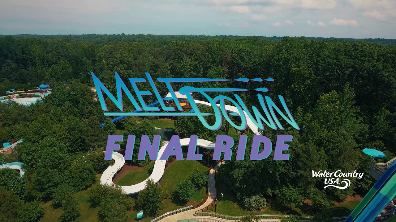 Take your Final Ride on Meltdown at Water Country USA YouTube
