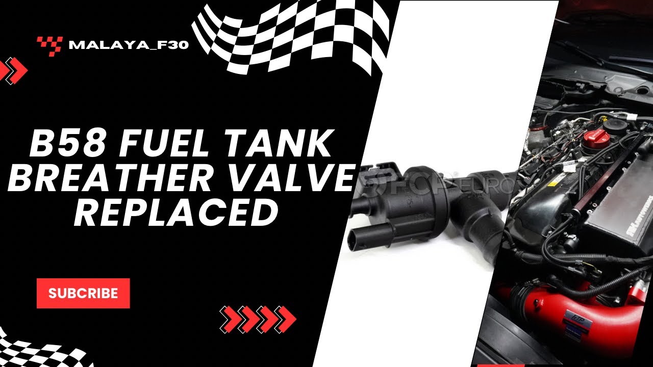 ROUGH START AND IDLE? | B58 fuel tank breather valve. - YouTube