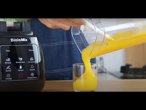 Блендер стаціонарний Biolomix Triniti D6300 (2 Літра, 2.2 кВт) професійний блендер з чашею для смузі, фрешів, коктейлів, видео 1