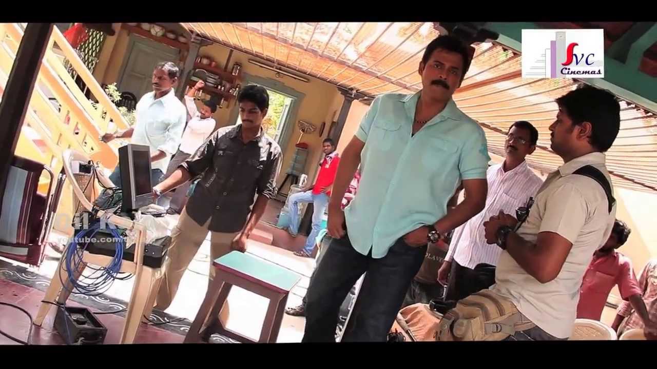 Mahesh Babu, Venkatesh and Anajali Scenes - Making of SVSC