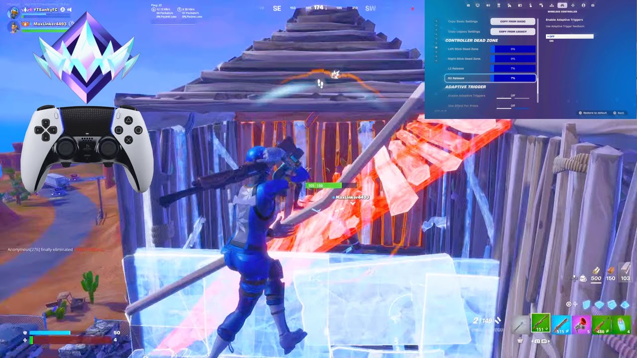 *NEW* BEST Controller Settings For Fortnite Chapter 6! (PS5/XBOX/PS4/PC)