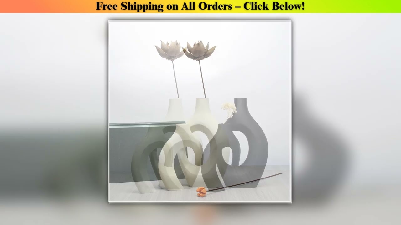 A Set of Bohemian Style Art Vases, Home Decoration Vases, Perfect Choice for Home and Office