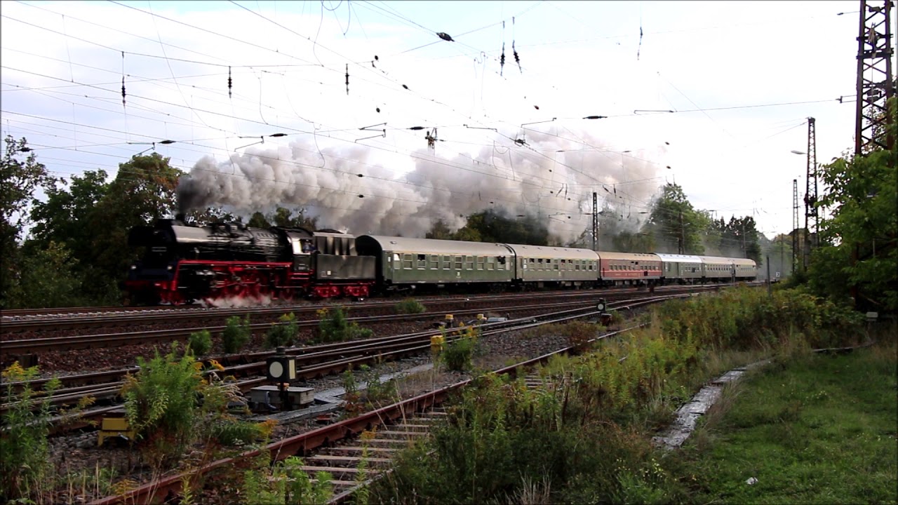 Dampfwolken über Leipzig: 01 519 (+ 243 005) und 35 1097