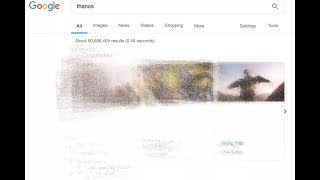 THANOS DISINTEGRATES GOOGLE