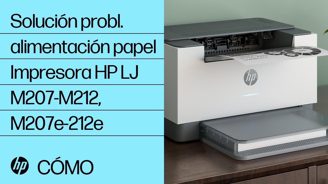 Solución probl. alimentación papel Impresora HP LJ M207-M212, M207e-212e, HP LaserJet