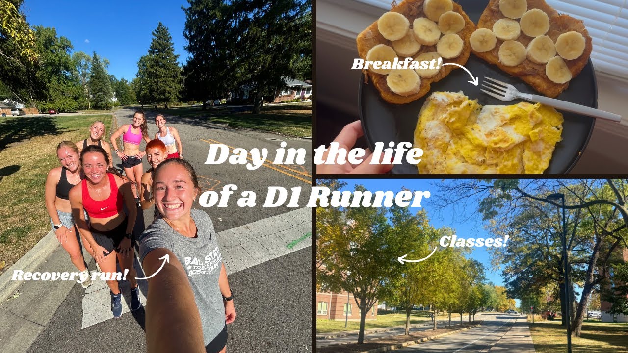 Productive Recovery Day in the Life of a Division 1 Athlete | College, Training, & Balance