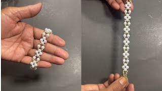 Diy Easy Bracelet || Beautiful and essay pearls Bracelet Making at home || Handmade Jewelry 😍