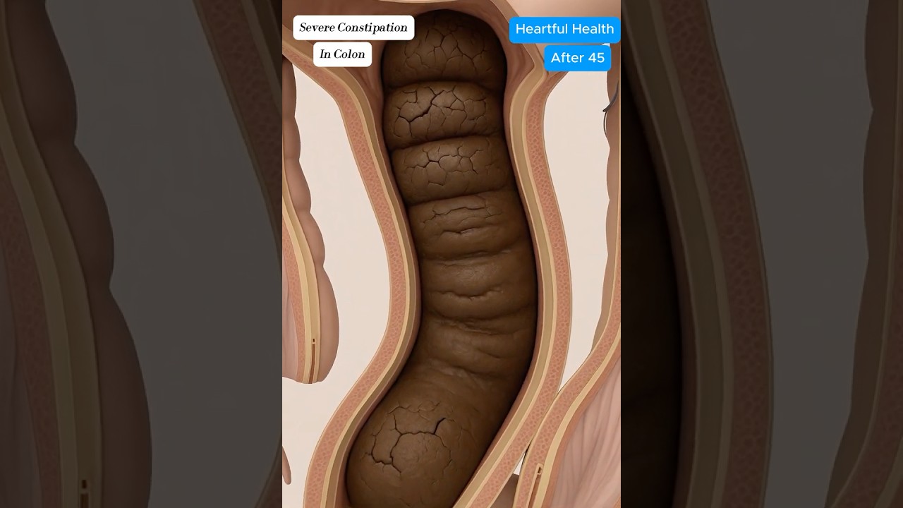 Severe Constipation in the Colon Gut Health 