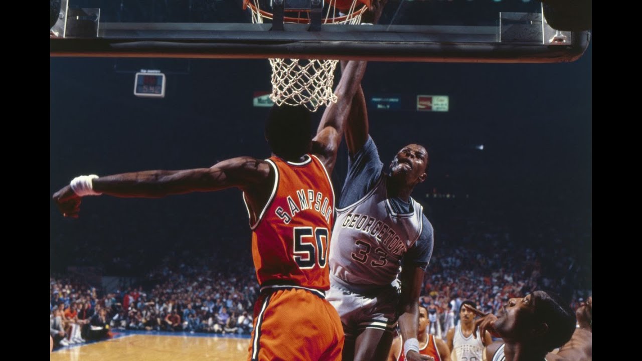 1982 83 #1 Virginia at #4 Georgetown 1 of 1