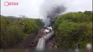 載客列車在湖南出軌翻側 一人死亡 - 20200330 - 有線中國組