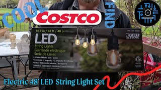 Costco Feit Electric Patio lights #4k #amazon #patio   #cool #find #patiolights #costco #costcobuys