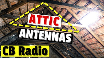 Cheap Home Brew CB / 11m antennas for Attics and Lofts (also for 12m and 10m too)