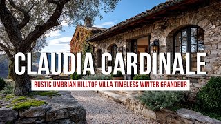 Rustic Umbrian Hilltop Villa Inspired by Claudia Cardinale Timeless Winter Grandeur