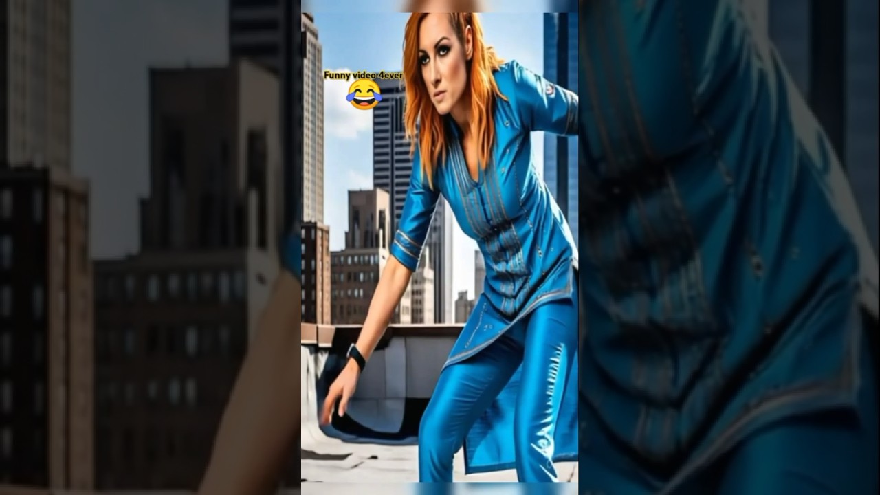 Becky Lynch’s funny Transformation into the bodybuilder 