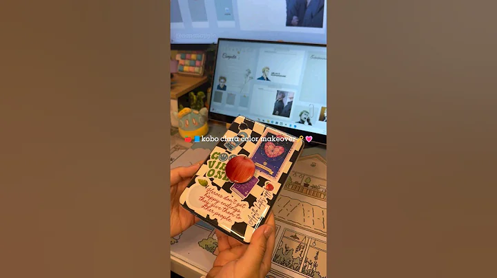 🗝kobo clara color makeover #aesthetic #unboxing #booktube #ereader #shorts