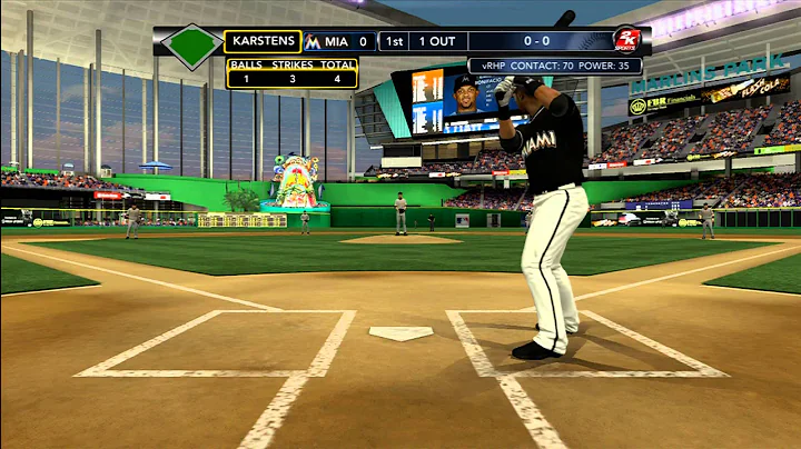 MLB 2K12: Pirates at Marlins part one