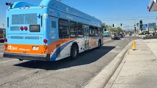 OCTA Gillig short ride on route 37 North