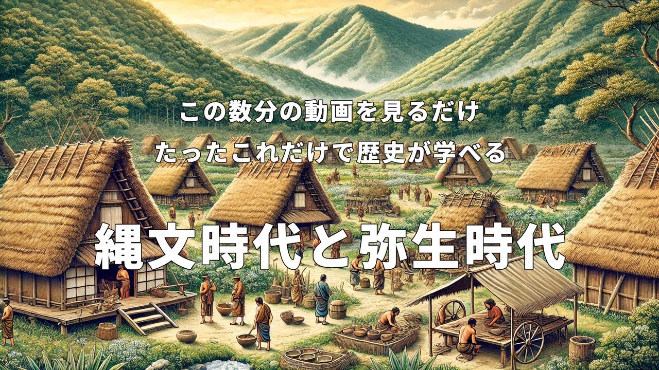 【縄文時代と弥生時代】中学校で習う歴史! - YouTube