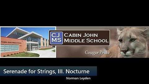 Serenade for Strings, III. Nocturne - Norman Leyden