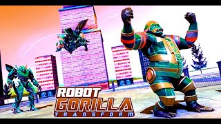 Gorilla Rampage City Attack Robot Transform Games Android Walkthrough FHD. screenshot 4