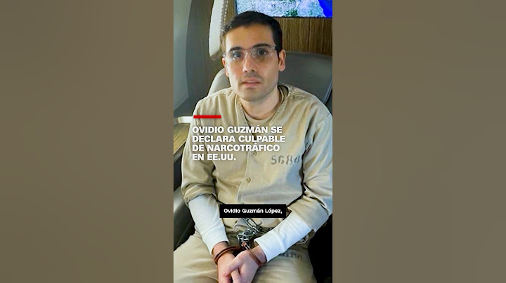Ovidio Guzmán se declara culpable de narcotráfico en EE.UU.
