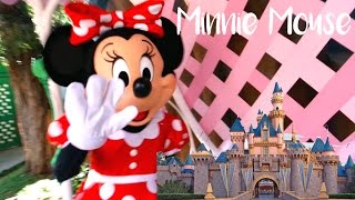 ミニーちゃんにあってきたよ！ディズニーランドのミニーのお家！　Minnie Mouse House California Disneyland