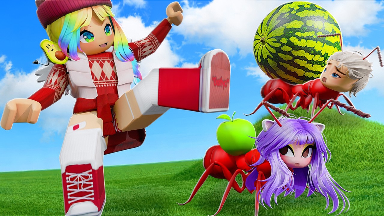 МУРАВЬИ ПРОТИВ ГИГАНТОВ В РОБЛОКСЕ!