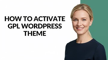 How to Activate Gpl Wordpress Theme - Julia