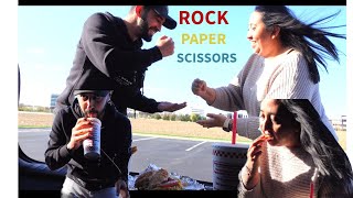 Rock Paper Scissors Food Challenge