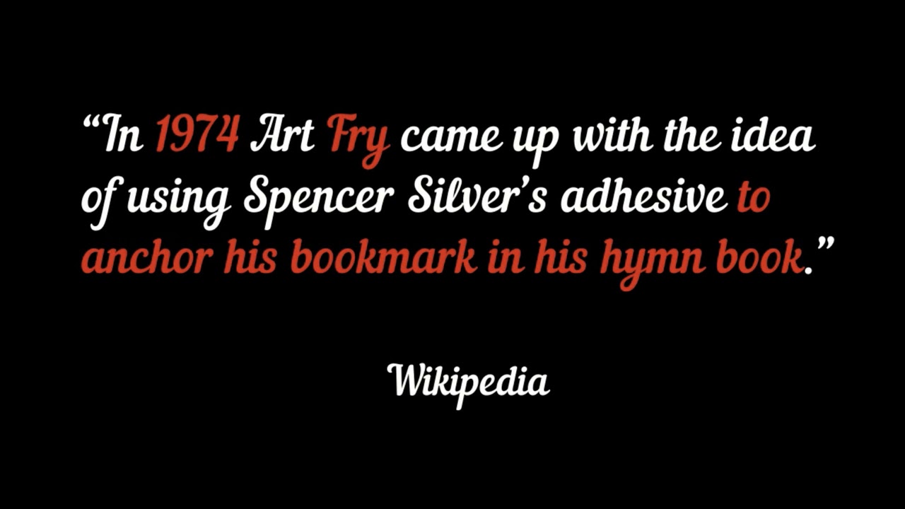 Post-it note was NOT invented by 3M employee Art Fry