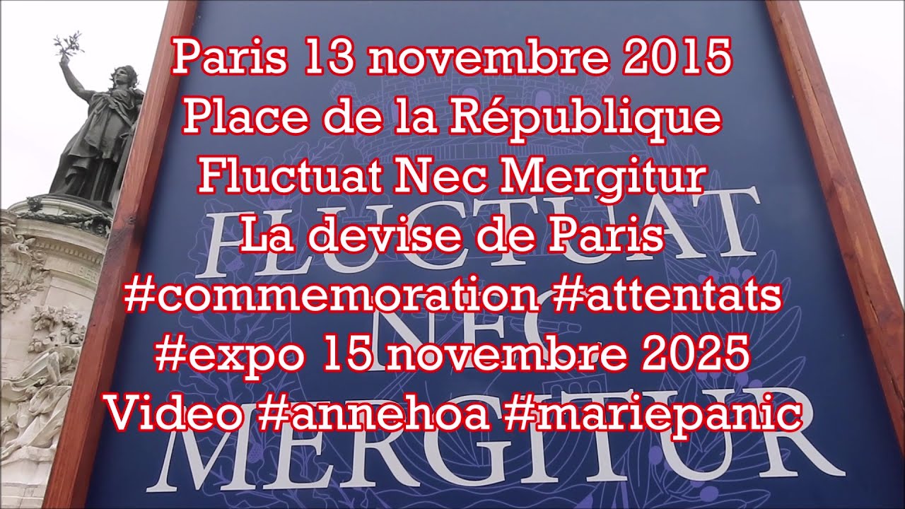 Paris 15 novembre 2025 Place de la République #mariepanic #commemoration #attentats 13 novembre 2015