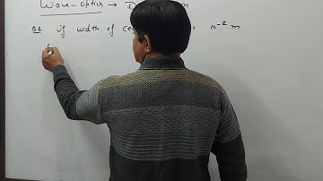 Diffraction Numerical Problems for class 12th CBSE Wave Optics