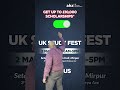 Get a free assessment for UK scholarships