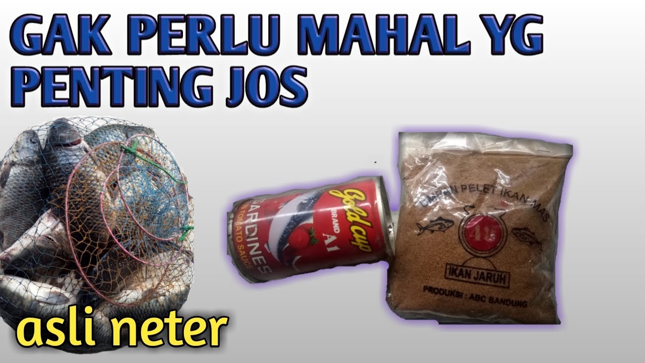 UMPAN IKAN MAS PELET JARUH SUPER JITU