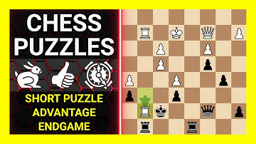 Chess Puzzles to Practice. Themes: Short puzzle, Advantage, Endgame. Learn Chess