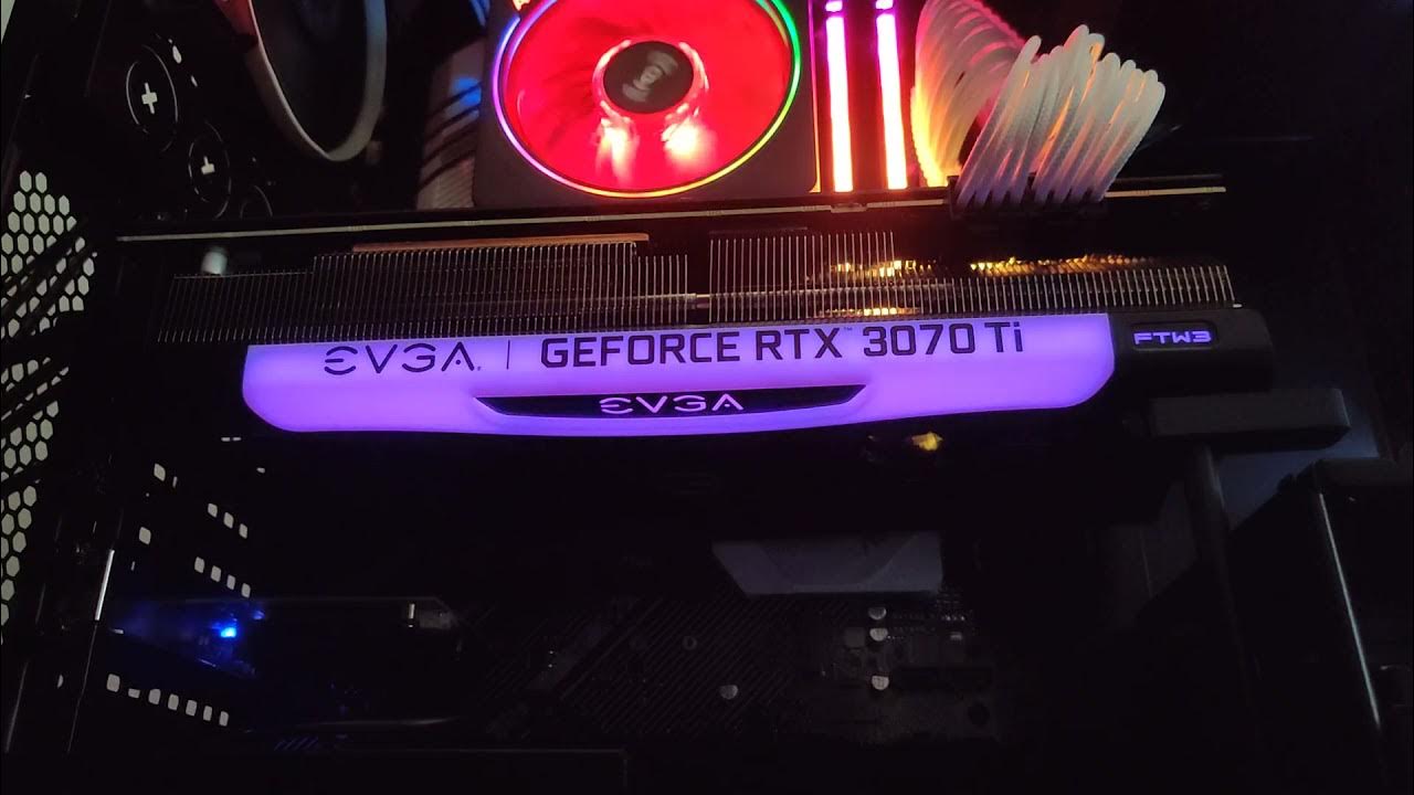 EVGA RTX 3070 FTW3 light - YouTube