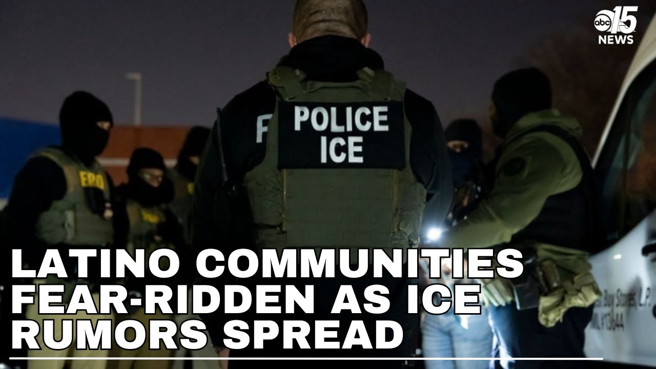 Fear-ridden Latino communities as ICE rumors spread - YouTube