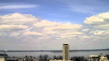 2011 April 24 - Stratus clouds, shadows, shallow capped BL convection, shear (North view)